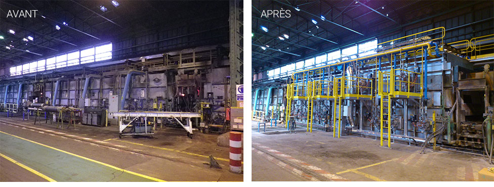 Revamping and capacity increase of an annealing line